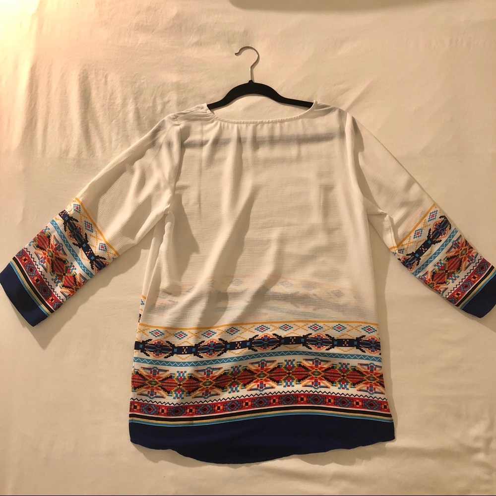 Print vacation wear top - Picture 2 of 4